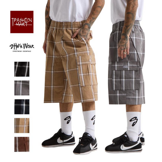 Shaka Wear Plaid Shorts