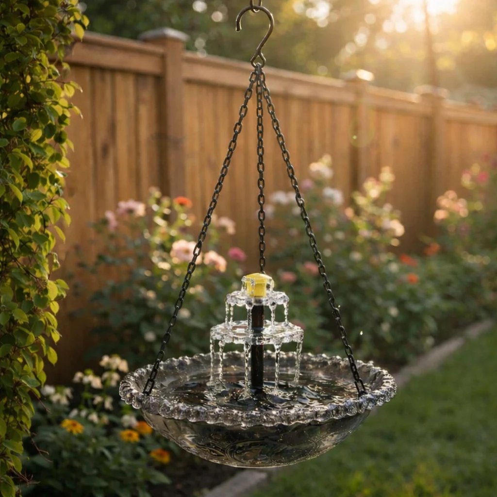 🐦 49% OFF Today – Solar Hanging Bird Bath Fountain | Attract Birds & Create a Peaceful Garden Oasis 🐦💦