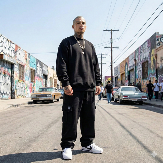 FB County Heavyweight Baggy Cargo Sweatpants